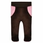 Брюки для девочки велюр коричневый Слоник В 514-3 ГАМ