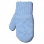 Варежки д/м нежно-голубой двойные А37101-10 КРОХА