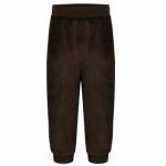 Брюки для мальчика велюр без следа серый-коричневый В 515-4 ГАМ