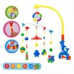 Мобиль Паровозики 8501-1 музыкальный н/бат.