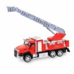 Мод. Маш. Пожарная машина с лестницей (21см) 2213-6-3 инерция (1/6шт.) б/к