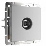 Механизм серебряный - ТВ-розетка (серебряный)