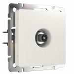Механизм перламутровый рифленый - ТВ-розетка (перламутровый рифленый)