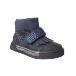 005-43-A Ботинки девоч.20-27 Т.Синий(8)