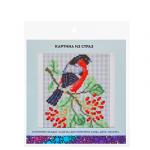 Картина из страз,  22х22 см,  полотно,  стекло,  стик,  Улыбка природы,  5 дизайнов