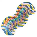 Карандаш чернографитный с ластиком 10шт HB гибкий корпус ассорти, е/п, DV-9380