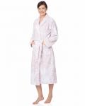 AP Халат банный с декоративным принтом, 44/46, розовый