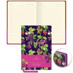 Ежедневник недатированный А5, 136л., кожзам,  "Vision.Berries", тон. блок, цв. срез, ENA5-18677