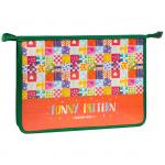 Папка для тетрадей 1 отделение, А4, ArtSpace Funny pattern, пластик-картон, на молнии, 30Ш4_23134