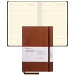 Ежедневник недатированный, A5, 136л., кожзам, Greenwich Line "Woodstock", коричневый, ENA5CR-11257