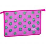 Папка для тетрадей 1 отделение, А4, ArtSpace Летний цитрус, пластик-картон, на молнии, 30Ш4_23131