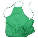 Фартук с нарукавниками, 53*45 см, 2 кармана, зеленый, ФН-25_50962