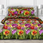 КПБ 1.5 био комфорт "Любимый дом" (70х70) рис. 6505-1/11916-85 Цветы Голландии