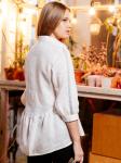 Блузка из льна 21-05 белый