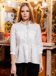 Блузка из льна 21-05 белый