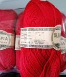 Пряжа для руч.вяз."Olimpia Diana" цв.09 клубника (ш-50%, акр-50%) 500г