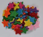 Аппликация фетровая звезда 26*26мм  упаковка 5 шт