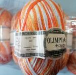 Пряжа для руч.вяз."Olimpia Astarta" цв.8321 мульти оранжевая гамма (акр-100%) 500 г