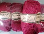 Пряжа для руч.вяз."Olimpia Diana" цв.14А брусника (ш-50%, акр-50%) 500г
