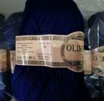 Пряжа для руч.вяз."Olimpia Diana" цв.15А синяя (ш-50%, акр-50%) 500г