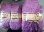 Пряжа для руч.вяз."Olimpia Nika" цв.G9 сирень (акр-100%) 5шт*100г