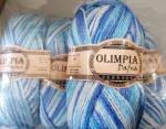 Пряжа для руч.вяз."Olimpia Dafna" цв.DF1 м-теплый дождь (шерсть мерс-15%,акр-85%) 5шт*100г