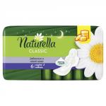 *СПЕЦЦЕНА NATURELLA Classic Женские гигиенические прокладки с крылышками Camomile Night Single 6шт