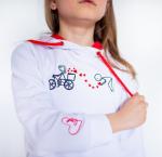 Костюм для девочки - LOVE - белый