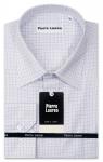 1144TCL Мужская рубашка белого цвета в клетку Classic