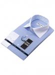 0105TESF арт. Мужская рубашка в голубую полоску Elegance Slim Fit