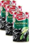 *Набор 3 шт. Маслины б/к 300 г Фрау Марта калибр 280/320, шт