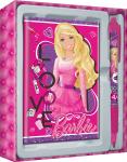 BRBB-US1-340 Набор канцелярский в подарочной коробке: ноутбук 7БЦ (внутр. блок печать 1+1), ручка автоматическая.  Размер 13 х 16 х 2 см Упак. 15/120  Barbie
