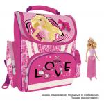 BRBB-RT2-113 Рюкзак эргономичный, спинка - толстый поролон, усиление пластиком, жесткие боковые стороны. Кукла в подарок! Размер 35 х 26,5 х 13 см. Barbie