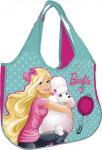 BRAS-UT-1445 Сумка пляжная с прозрачными вставками.  Barbie