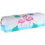 Пенал мягкий 190*55*40 ArtSpace Фламинго, мягкий силикон, Tn_19762