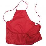 Фартук с нарукавниками ArtSpace, 54*45см, 3 кармана, красный, ФН_1200