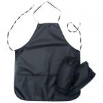 Фартук с нарукавниками ArtSpace, 54*45см, 3 кармана, черный, ФН_1818