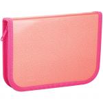Пенал 1 отделение, 190*130 ArtSpace Моноколор. Розовый, дополнительная откидная секция, ламинация, 30П29В_ПК7_15416