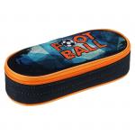 Пенал-футляр корпусный, 210*85*50 Berlingo Football, полиэстер, PM04622