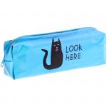 Пенал мягкий 200*65*40 ArtSpace Look here, голографическая искусственная кожа, Tn_19759