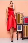 Атласное платье красного цвета Арт. 300786 (красный), Garda