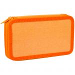Пенал 2 отделения, 190*110 ArtSpace Моноколор. Оранжевый, ламинация, 30П25/2_ПК11_15441