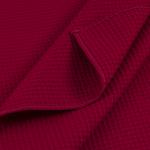 Вафельная накидка на резинке для бани и сауны Премиум мужская цвет 066 бордо