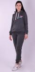 Толстовка женская LT 55-109в т.серый,
