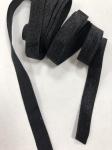 Бельевая резинка глянцевая 001158 черная-10 мм (50 м)
