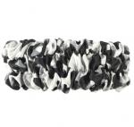 Шёлковая резинка для волос (лео белый)