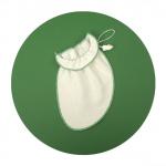 Шёлковые мини-рукавицы из дикого буретного шёлка