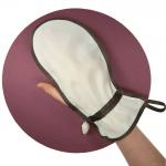 Шёлковые рукавицы для пилинга для тела из плотного крепового шёлка