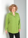 Блузка 1010 зеленый, ОрхидеяЛюкс