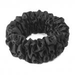 Шёлковая резинка для волос (черный)